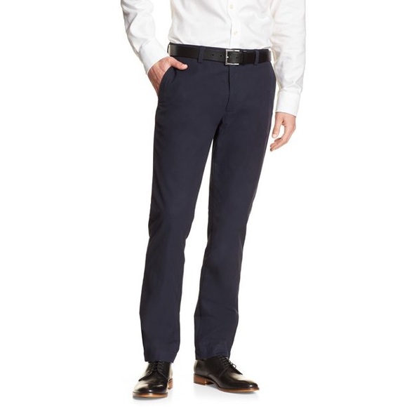 Banana Republic Pants Nwt Banana Republic Navy Aiden Slim Fit Rapid